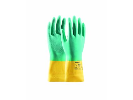 Chemické rukavice AlphaTec® 87-900 (ex Bi-colour®) (Velikost 07, Barva zelené odstíny)