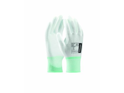 Máčené rukavice ARDON®PURE TOUCH WHITE - bílá (Velikost 06, Barva bílá)