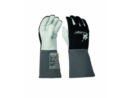 Svářečské rukavice WELDAS 10-2050 (Velikost 10, Barva černá)