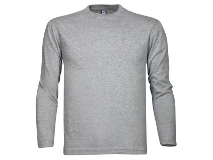 Tričko ARDON®CUBA s dlouhým rukávem šedá melír (Velikost S, Barva šedé odstíny)