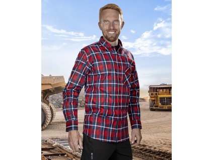 Flanelová košile ARDON®JONAH červená (Velikost M, Barva červené odstíny)