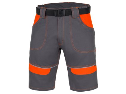 Kraťasy ARDON®COOL TREND šedo-oranžová (Velikost 46, Barva šedé odstíny)
