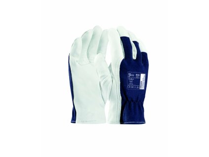 Kombinované rukavice ARDON®PONY - s prodejní etiketou /SPE (Velikost 07, Barva modré odstíny)