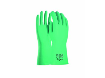 Chemické rukavice INTERFACE PLUS (Velikost 08, Barva zelené odstíny)