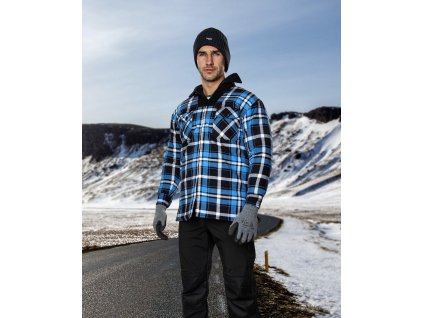 Zimní flanelová košile ARDON®JONAH modrá (Velikost S, Barva modré odstíny)