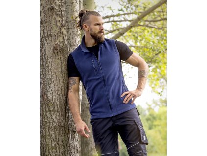 Vesta fleece ARDON®MARTIN tmavě modrá (Velikost S, Barva modré odstíny)