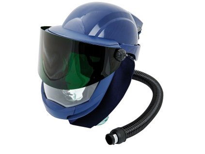 SUNDSTRÖM® SR 588-2 / SR 580 ochranná přilba se zorníkem a 2/3 štít EN 5 H06-8710 (Velikost modré odstíny, Barva modré odstíny)