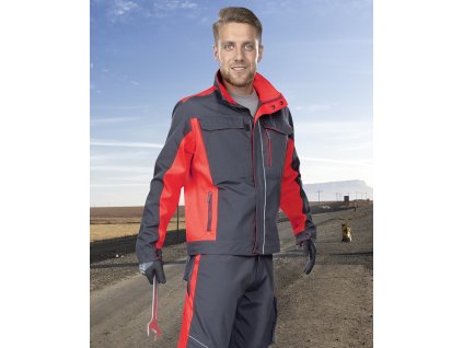 Blůza ARDON®NEON šedo-červená (Velikost XS, Barva červené odstíny)