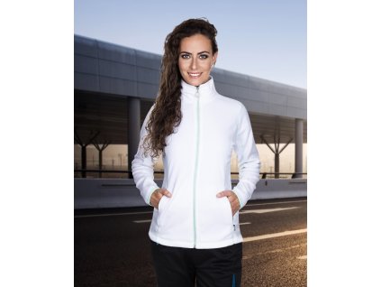 Dámská mikina fleece ARDON®FLORET bílá (Velikost XS, Barva bílá)