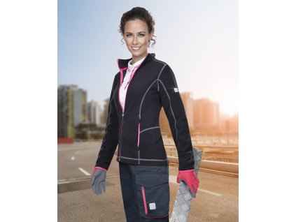 Dámská mikina fleece ARDON®FLORET černá (Velikost XS, Barva černá)