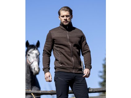 Mikina ARDON®M007 hnědá (Velikost XS, Barva hnědé odstíny)