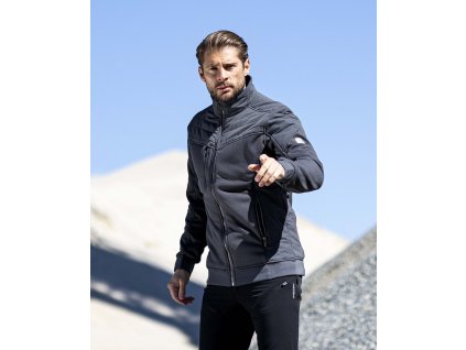 Bunda ARDON®HYBRID tmavě šedá (Velikost S, Barva šedé odstíny)