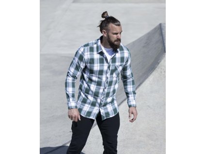 Košile ARDON®OPTIFLANNELS zelená (Velikost S, Barva zelené odstíny)