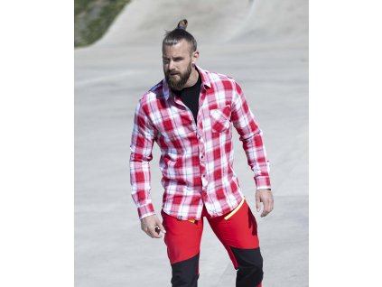 Košile ARDON®OPTIFLANNELS červená (Velikost S, Barva červené odstíny)