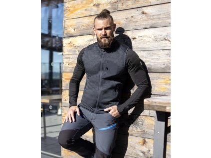 Vesta ARDON®BREEFFIDRY melange šedá (Velikost S, Barva šedé odstíny)