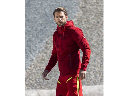 Mikina ARDON®3DBreathe červená melange (Velikost S, Barva červené odstíny)