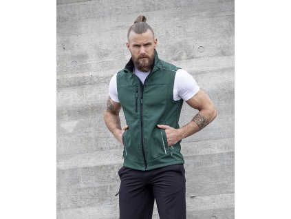 Softshellová vesta ARDON®VISION zelená (Velikost S, Barva zelené odstíny)