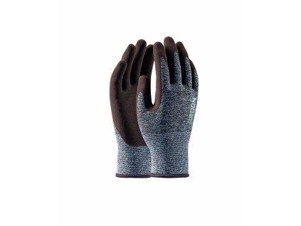 Máčené rukavice ARDON®NATURE TOUCH - s prodejní etiketou - melange hnědá (Velikost 07-SPE, Barva hnědé odstíny)