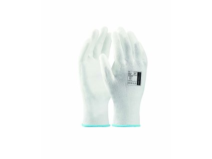 Máčené rukavice ARDON®BUCK - maloobchodní balení 12 párů - bílá (Velikost 09, Barva bílá)