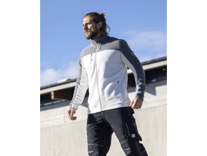 Mikina fleece ARDON®MICHAEL bílá (Velikost S, Barva bílá)