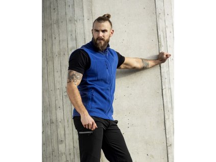 Vesta fleece ARDON®MARTIN středně modrá royal (Velikost S, Barva modré odstíny)