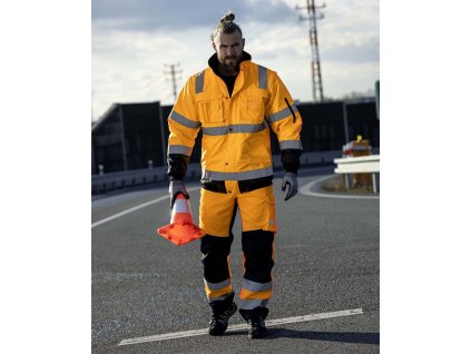 Reflexní bunda ARDON®HOWARD+ oranžovo-černá (Velikost S, Barva oranžové odstíny)