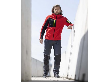 Softshellová bunda ARDON®CITYCONIC® červená (Velikost S, Barva červené odstíny)