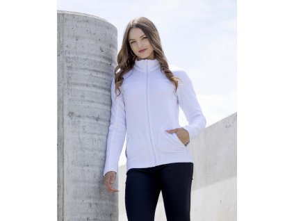 Dámská mikina fleece ARDON®JOFLEX bílá (Velikost XS, Barva bílá)