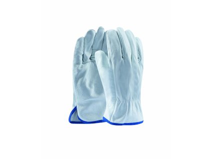 Celokožené rukavice ARDON®BUNDY - s prodejní etiketou (Velikost 08, Barva bílá)