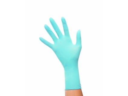 Jednorázové rukavice SEMPERGUARD® aeroTOUCH - nepudrované - modré (Velikost 07, Barva modré odstíny)