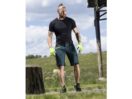 Kraťasy ARDON®4Xstretch® tmavě zelená (Velikost 46, Barva zelené odstíny)