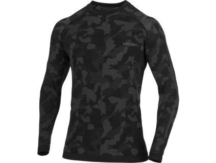 Funkční tričko s dlouhým rukávem ARDON®LYTANIX CAMO černá (Velikost S)