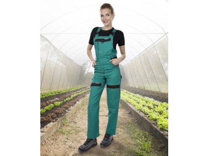 Dámské kalhoty s laclem ARDON®COOL TREND zelená (Velikost 36, Barva zelené odstíny)