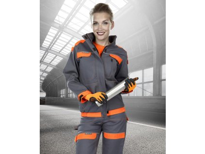 Dámská blůza ARDON®COOL TREND šedo-oranžová (Velikost XS, Barva šedé odstíny)