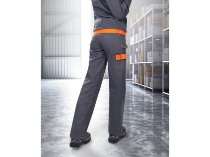 Dámské kalhoty ARDON®COOL TREND  šedo-oranžová (Velikost 36, Barva šedé odstíny)