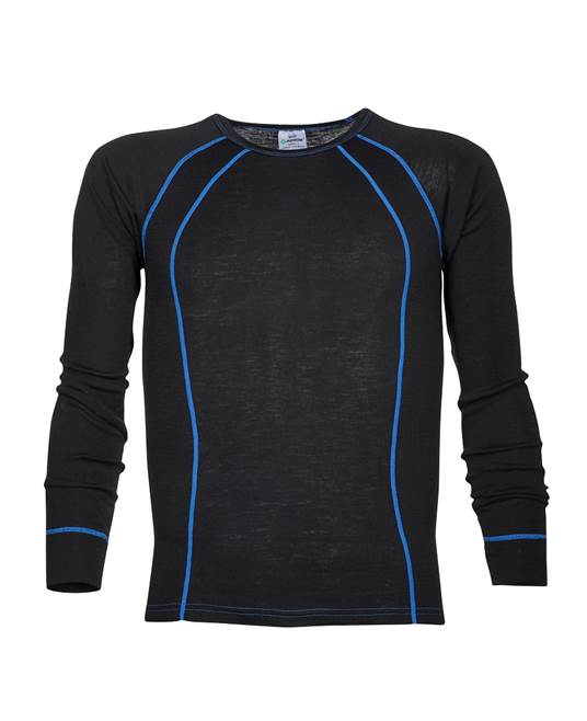 Funkční tričko s dlouhým rukávem ARDON®NAVI černo-modrá Barva: Černá, Velikost: 2XL