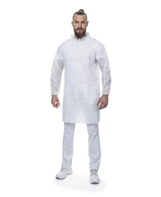 Jednorázový PP plášť ARDON®PEPE bílý Velikost: XL