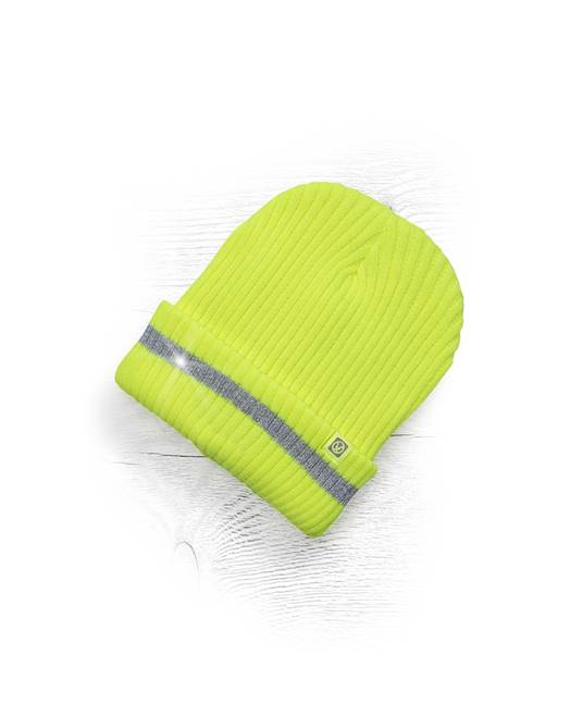 Zimní čepice pletená fleece ARDON®SPARK s reflex. pruhem Barva: Oranžová