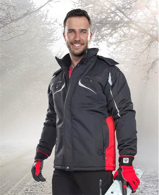 Zimní bunda ARDON®PHILIP Barva: Černo-červená, Velikost: XL