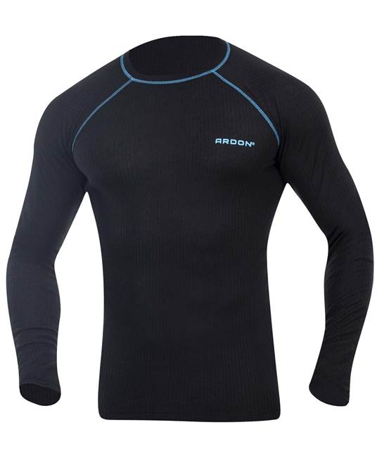 Funkční tričko s dlouhým rukávem ARDON®SPRINGI černo-modrá Barva: Černá, Velikost: XL