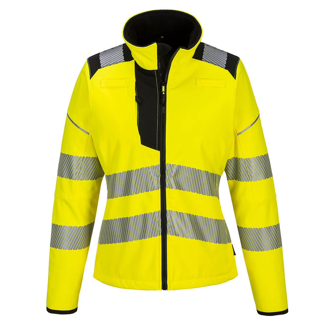 Dámská softshellová bunda PW3 Hi-Vis - žlutá/černá Velikost: L