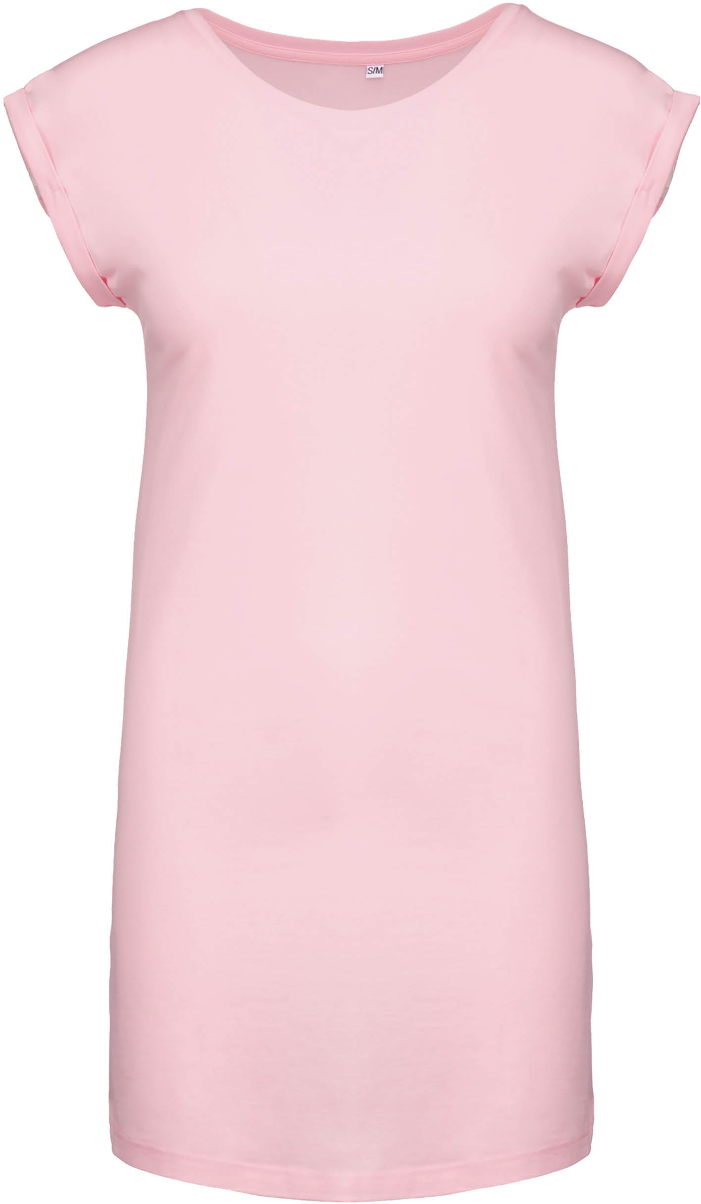 Tričkové šaty Barva: Pale Pink, Velikost: S/M