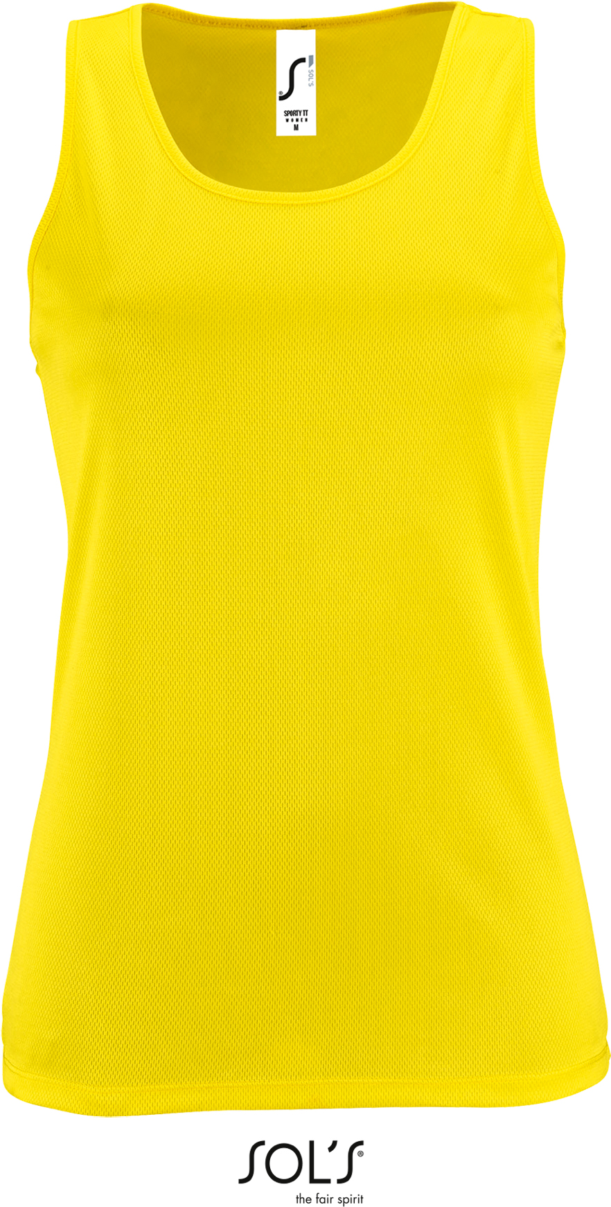Dámské sportovní tílko Barva: Neon Yellow, Velikost: L