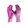 ATG® máčené rukavice MaxiFlex® Active™ 34-814 - s prodejní etiketou /SPE (Velikost 07/SPE, Barva růžové a fialové odstíny)