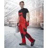 Kalhoty s laclem ARDON®PRE100 červeno-černé – DOPRODEJ (Velikost 46, Barva červené odstíny)