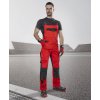 Kalhoty s laclem ARDON®PRE100 červeno-černé – DOPRODEJ (Velikost 46, Barva červené odstíny)