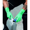 Chemické rukavice ARDON®CHEM TOUCH N-II. (Velikost 07, Barva zelené odstíny)