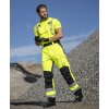 Reflexní kalhoty s laclem ARDON®SIGNA+ prodloužené žluto-černá - DOPRODEJ (Velikost S)