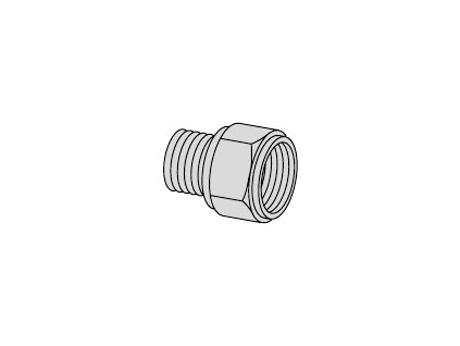 Redukční šroub.dlouhé G 1/4" - G 1/4"