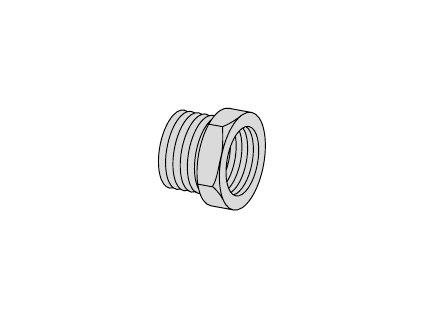 Redukční šroubení krátké G 1/4" - G 1/8"